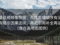 蘑菇视频像拼图：先找剪辑顺序有没有暗示因果这块，再把引用补全再读（像在画地图图例）