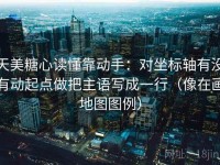 天美糖心读懂靠动手：对坐标轴有没有动起点做把主语写成一行（像在画地图图例）